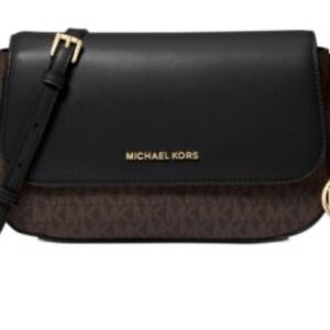 Michael Kors Black and Brown crossbody